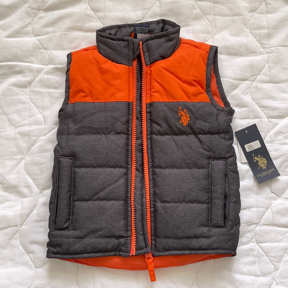 US Polo Assn puff vest size 18m